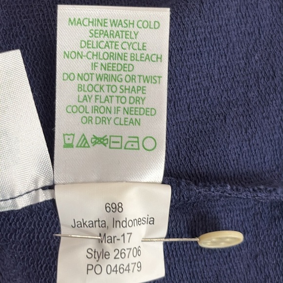 Lilly Pulitzer Callista High Collar Zip Front Shift Dress in True Navy - Size XS - Picture 8 of 8